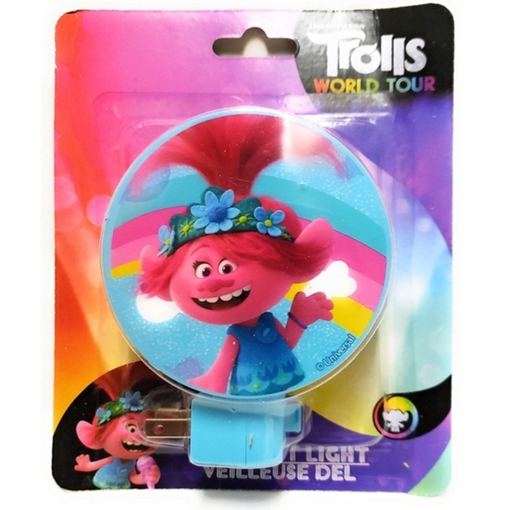 ❤️‍🔥10/$30❤️‍🔥Trolls World Tour Poppy LED Rotary Shade Nightlight